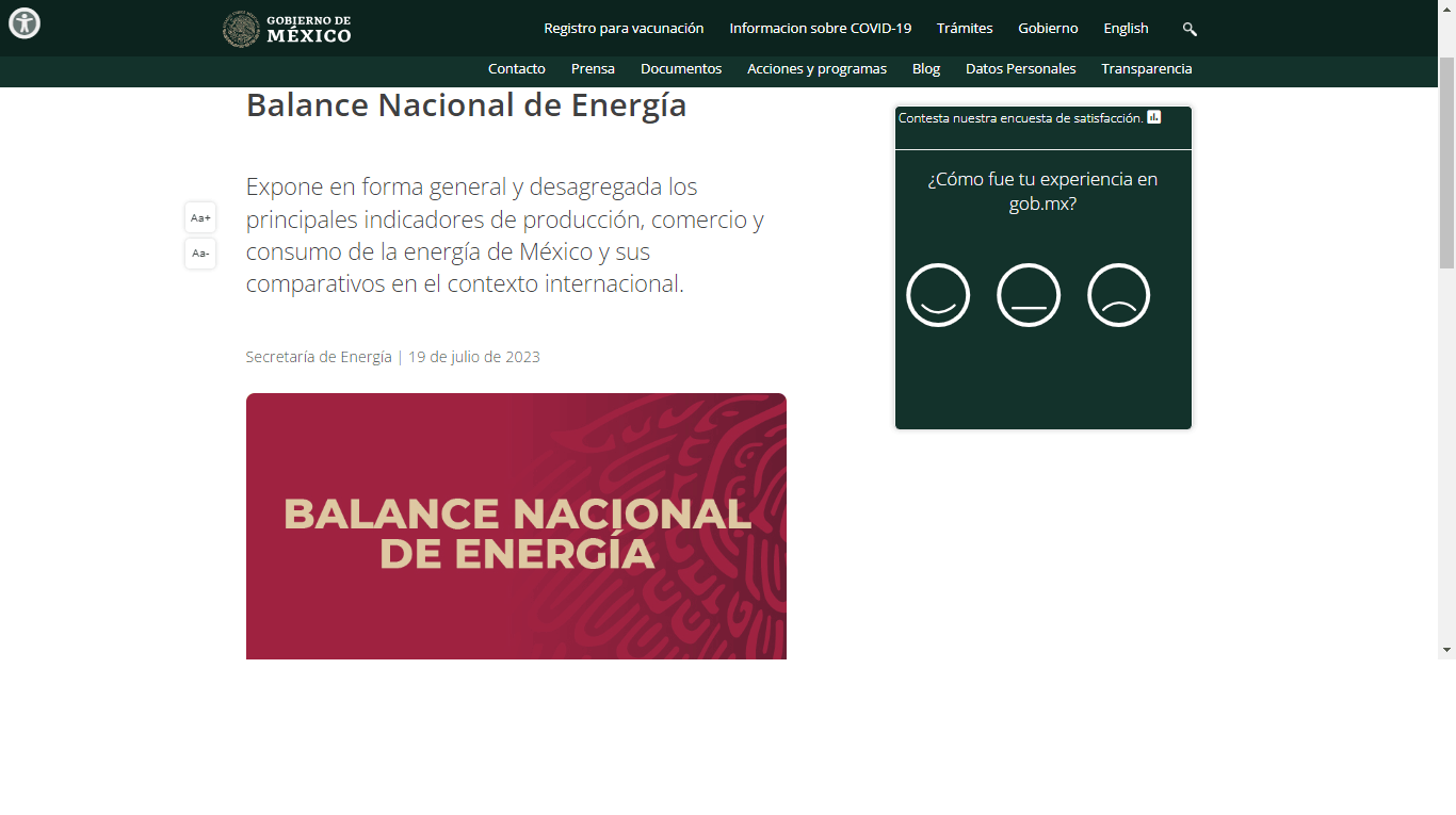 Balance Nacional
